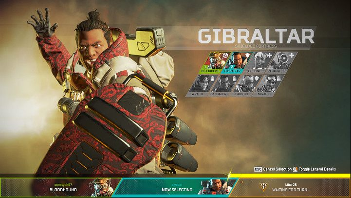 Gibraltar is another defensive hero in Apex Legends whose abilities can effectively defend his allies - Gibraltar - Shielded Fortress | Heroes Apex Legends - Legends - Apex Legends Guide