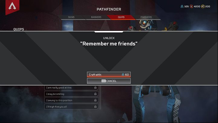 In Apex Legends, all heroes in the team communicate with themselves all the time - Crafting and currency in Apex Legends - Currency and Apex packs - Apex Legends Guide