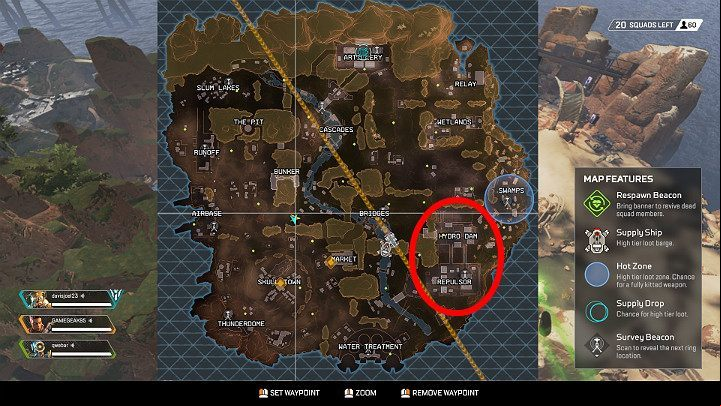 Repulsor is one of the places where you can find High Tier Loot - The best landing spots in Apex Legends - The match and rounds - Apex Legends Guide