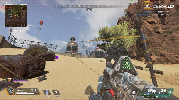 Pathfinder can create a zipline that can be used by all players - Pathfinder - Forward Scout | Heroes Apex Legends - Legends - Apex Legends Guide