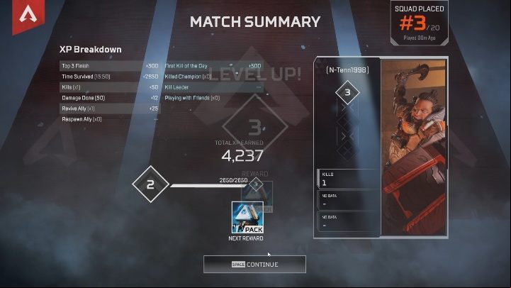 Apex packs are rewards you get after leveling up - Apex packs in Apex Legends - Currency and Apex packs - Apex Legends Guide