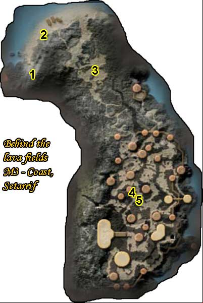 1 - exit from undergrounds - Behind the Lava Fields - Walkthrough - Arcania: Fall of Setarrif - Game Guide and Walkthrough