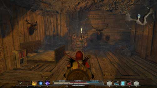 Idac wzdluz korytarza natkniesz sie w pewnym momencie na mala sale z lewej strony (M5, 4) - Four Old Stones - p. 2 - Walkthrough - Arcania: Fall of Setarrif - Game Guide and Walkthrough