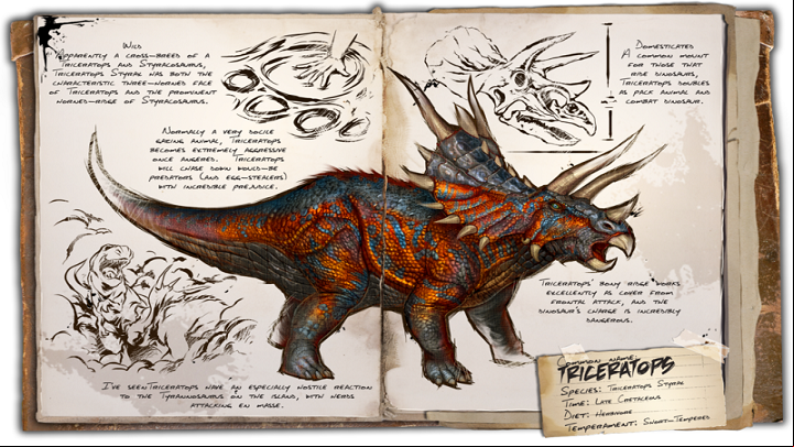 Triceratops is a very good creature to collect berries - ARK: Resource collecting creatures - most useful - Most useful dinosaurs - ARK Survival Evolved Guide