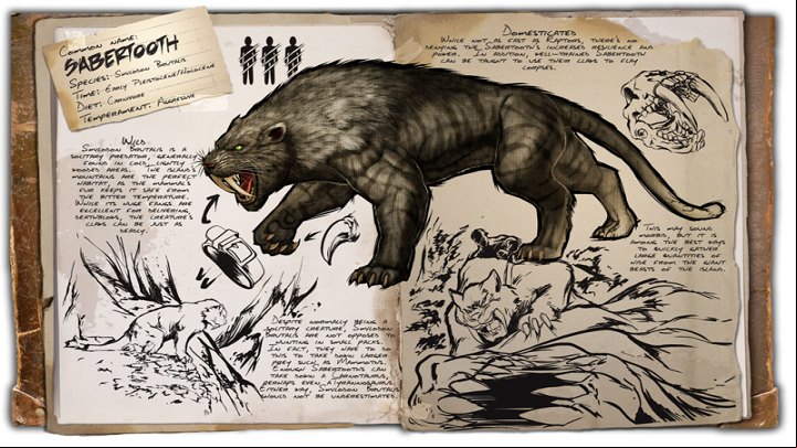 A very quick and aggressive creature, a danger for beginner players - ARK: Resource collecting creatures - most useful - Most useful dinosaurs - ARK Survival Evolved Guide