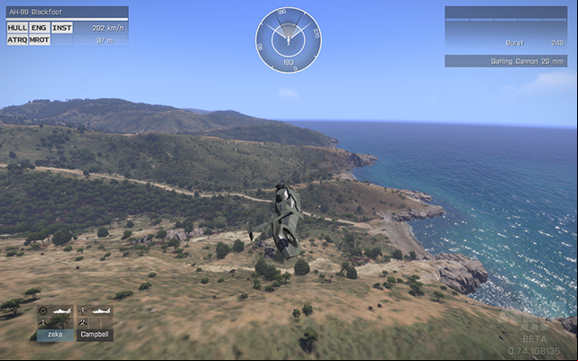 A flight above Stratis - Vehicle control - Gameplay Basics - Arma III - Beta - Game Guide and Walkthrough