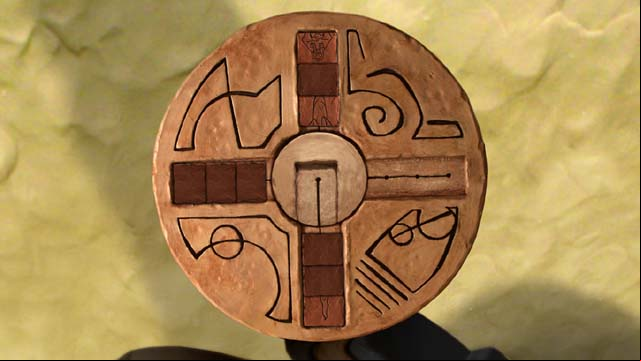 Move two blocking squares from the right arm to the lower arm and the square with pattern from the right arm to the upper arm - Get inside the tower - Second tower - Armikrog - Game Guide and Walkthrough