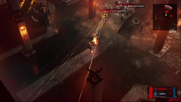 You should deal with the boss's minions first - The Ascent: 438 Hung - boss, how to defeat? - Bosses - The Ascent Guide
