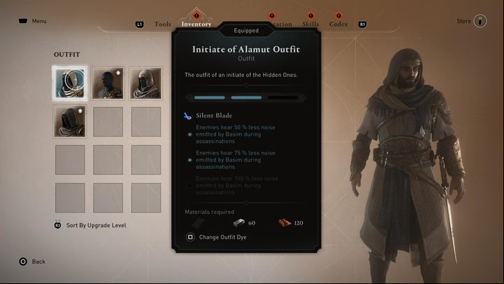 Similar to the surprisingly effective weapon, Basim's starting outfit is characterized by a highly useful feature - AC Mirage: Best outfit - Basics - AC Mirage Guide