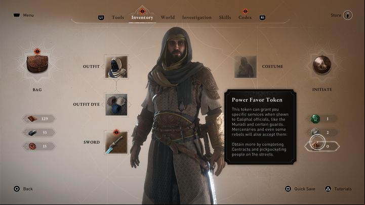 In AC Mirage, you will encounter 3 types of tokens related to specific groups - AC Mirage: What are tokens used for? - FAQ - AC Mirage Guide