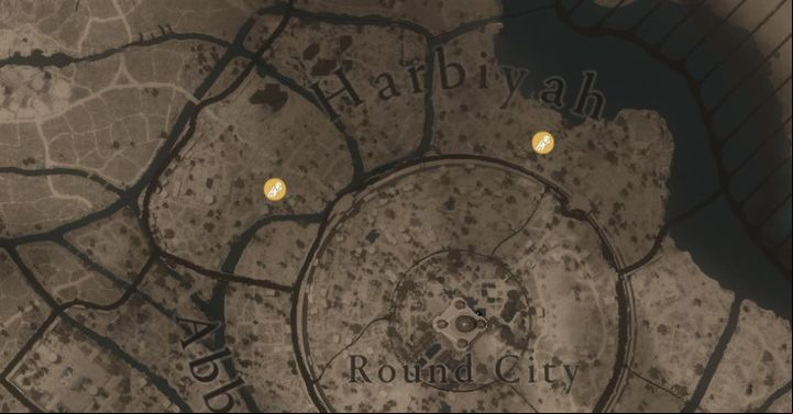 There are 2 mysterious shards in the Harbiyah region - AC Mirage: All Mysterious Shards - Secrets and Collectibles - AC Mirage Guide