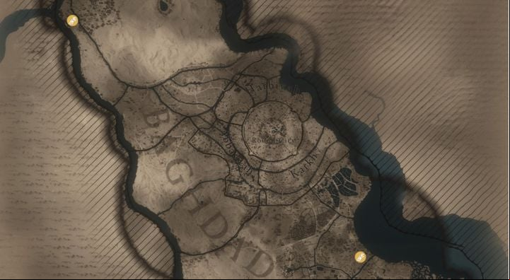 There are 2 mysterious shards in the Wilderness region - AC Mirage: All Mysterious Shards - Secrets and Collectibles - AC Mirage Guide
