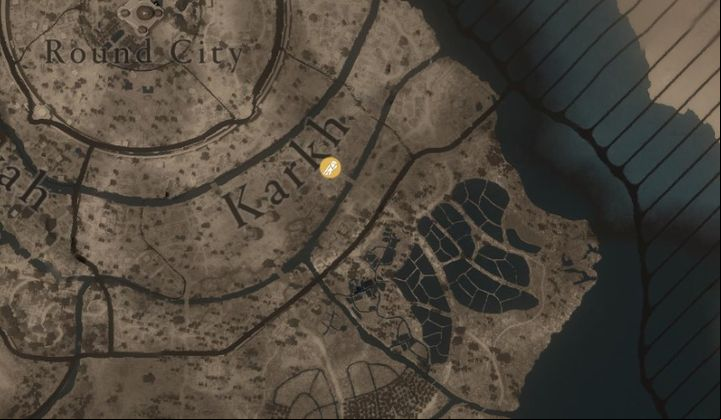 There are 2 mysterious shards in the Karkh region - AC Mirage: All Mysterious Shards - Secrets and Collectibles - AC Mirage Guide