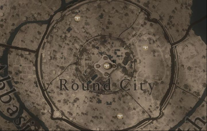 There are 4 viewpoints in the Round City - AC Mirage: All viewpoints - Secrets and Collectibles - AC Mirage Guide