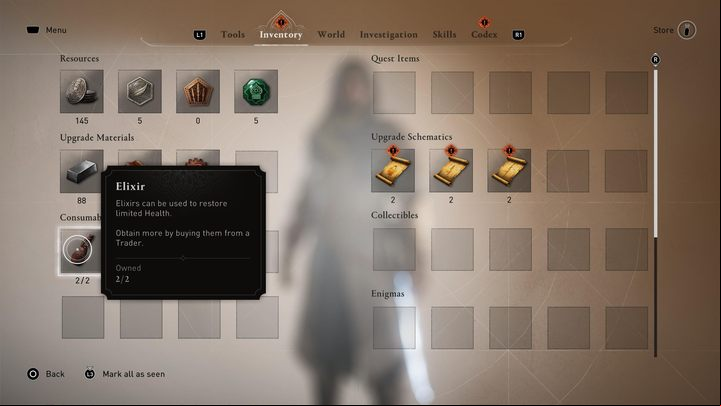 How to unlock: Collect a total of 10 elixirs - AC Mirage: Trophies / Achievements - list, trophy guide - Appendix - AC Mirage Guide