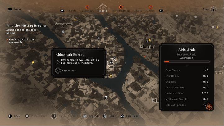 In the end, it is worth mentioning that apart from the towers, you will also be able to teleport to the previously visited Bureaus - AC Mirage: How does fast travel work? - FAQ - AC Mirage Guide