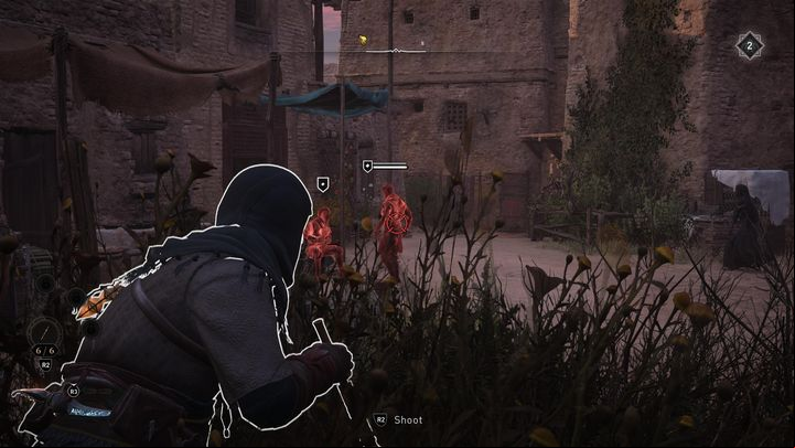 The blowdart is a silent weapon that is perfect for pacifying lone guards from a safe distance - AC Mirage: How to unlock poison blowdarts? - FAQ - AC Mirage Guide