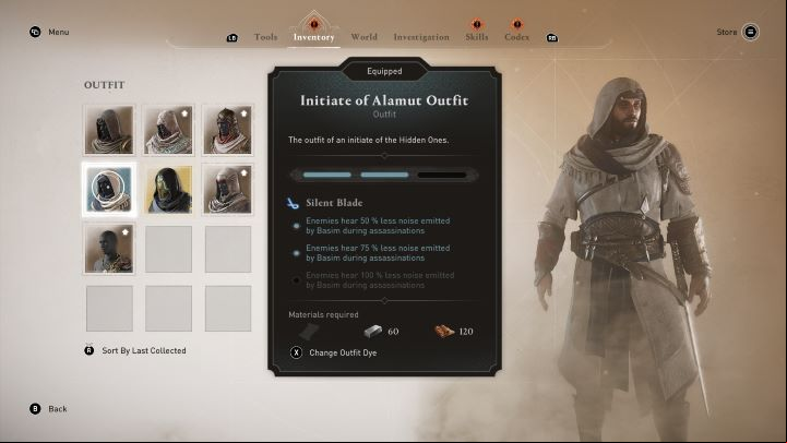 1 - AC Mirage: All outfits - Basics - AC Mirage Guide