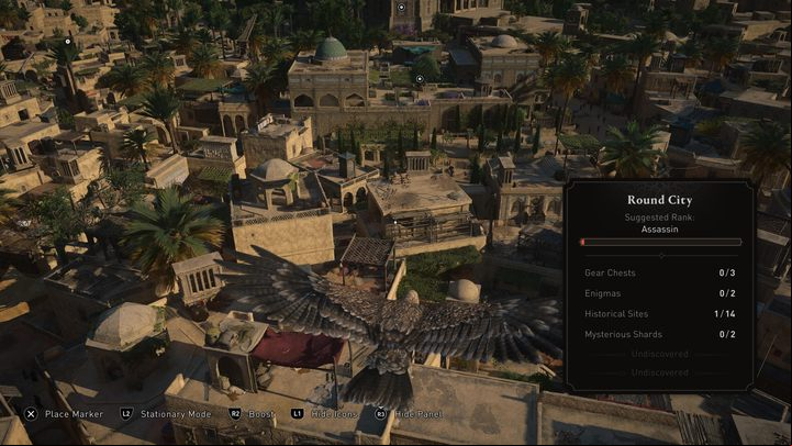 The Eagle Vision ability allows Basim to scan the area for important people, places, or elements of the environment - AC Mirage: Tips and tricks - Basics - AC Mirage Guide