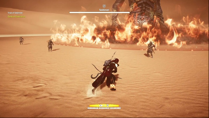 Another type of opponents are the goddesss warriors - Trials of the Gods Guide - Trial of Anubis, Trial of Sobek and Trial of Sekhmet - Walkthrough - Assassins Creed Origins Guide