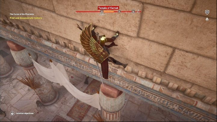 Your first objective is to assassinate Isidora - The Curse of the Pharaohs part 3 - AC Origins The Curse of the Pharaohs DLC | Main quests - Main quests - Assassins Creed Origins Guide