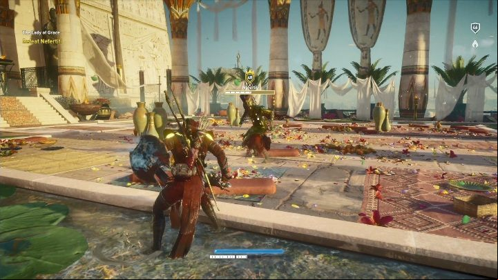 A glowing ball will appear - Afterlife-Aaru - AC Origins The Curse of the Pharaohs DLC | Side quests - Underworld and Side quests - Assassins Creed Origins Guide