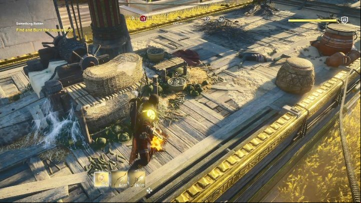 You have to enter a ship full of enemies - Missions in Aaru - AC Origins The Curse of the Pharaohs DLC | Main quests - Main quests - Assassins Creed Origins Guide