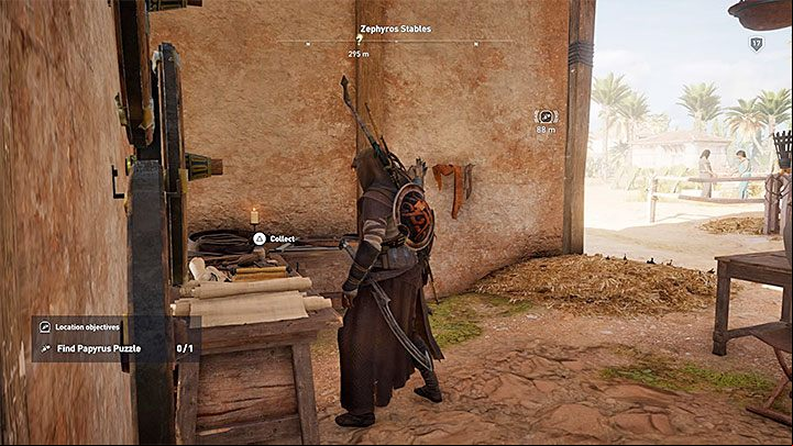 1 - Papyrus Puzzle in Kanopos Nome - Papyruses - Assassins Creed Origins Guide