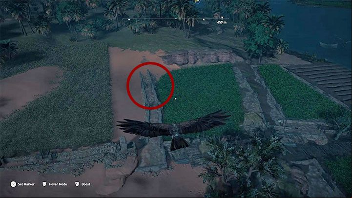 You solve this riddle in the Sapi-Res Nome - Papyrus Puzzle in Kanopos Nome - Papyruses - Assassins Creed Origins Guide