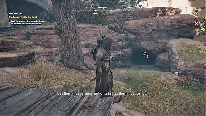 Bayek must find a source of stink in Memphis - Memphis side quests and quest map | Walkthrough - Side quests - Assassins Creed Origins Guide