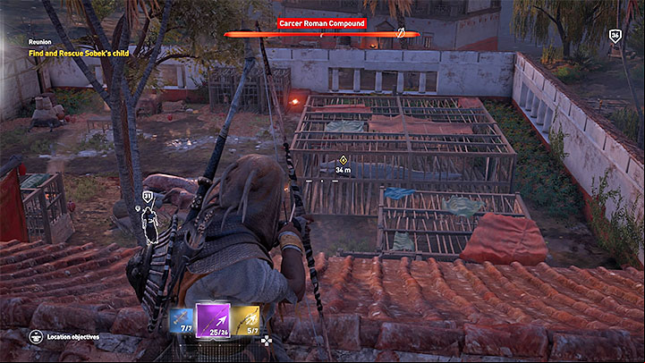 Reach Huntress Cave camp - Herakleion Nome, Im-Khent Nome and Ka-Khem Nome side quests and quest map | Walkthrough - Side quests - Assassins Creed Origins Guide