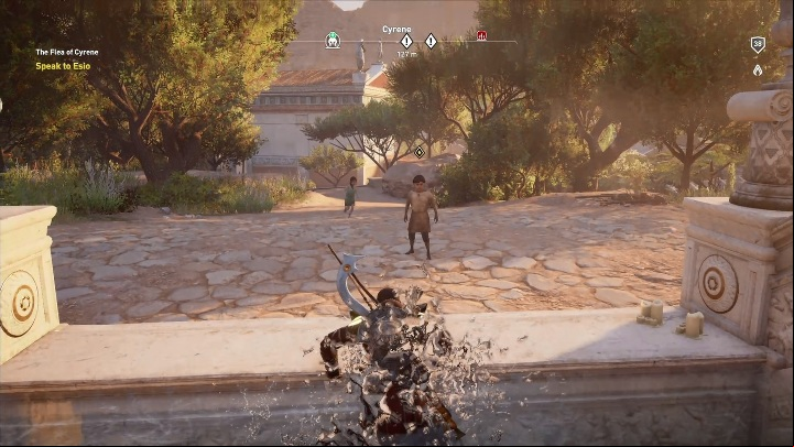 In this quest Bayek must take care of children - Kyrenaika side quests and quest map | Walkthrough - Side quests - Assassins Creed Origins Guide