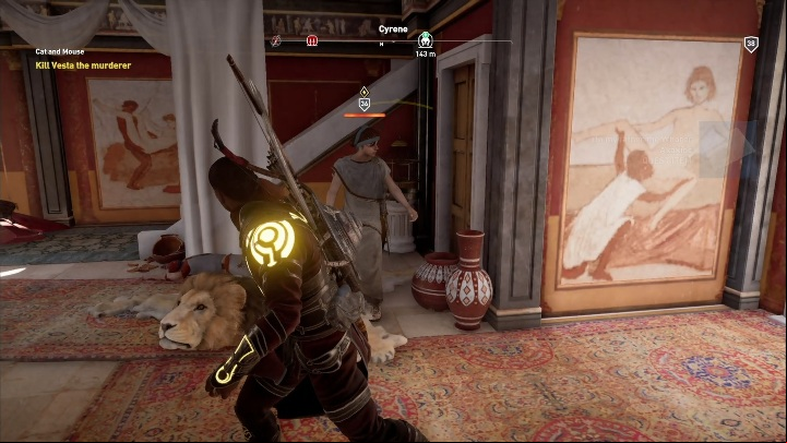 Head to Apollonion of Cyrene and search for Metrobius - Kyrenaika side quests and quest map | Walkthrough - Side quests - Assassins Creed Origins Guide
