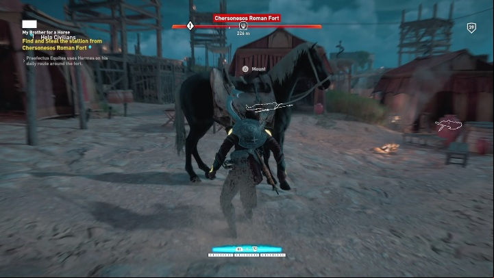 Go to the enemy camp and kill the man who carries the letter - Kyrenaika side quests and quest map | Walkthrough - Side quests - Assassins Creed Origins Guide