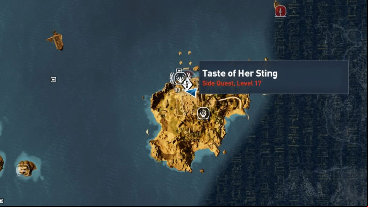 This quest can be unlocked in a few ways because it is connected to places where bloody rituals took place (they are found in various parts of the world) - Iment Nome and Lake Mareotis Side quests and quest map | Walkthrough - Side quests - Assassins Creed Origins Guide