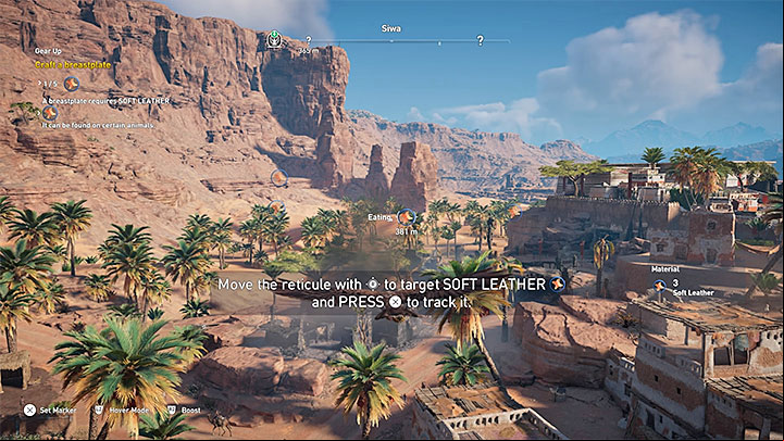 The goal of this quest is to upgrade Bayeks breastplate - Siwa Side quests and quest map | Walkthrough - Side quests - Assassins Creed Origins Guide