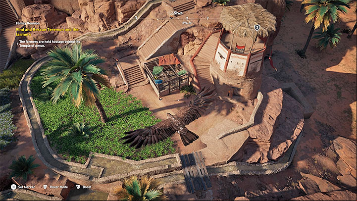 You must rescue Teremun and other captured farmers - Siwa Side quests and quest map | Walkthrough - Side quests - Assassins Creed Origins Guide