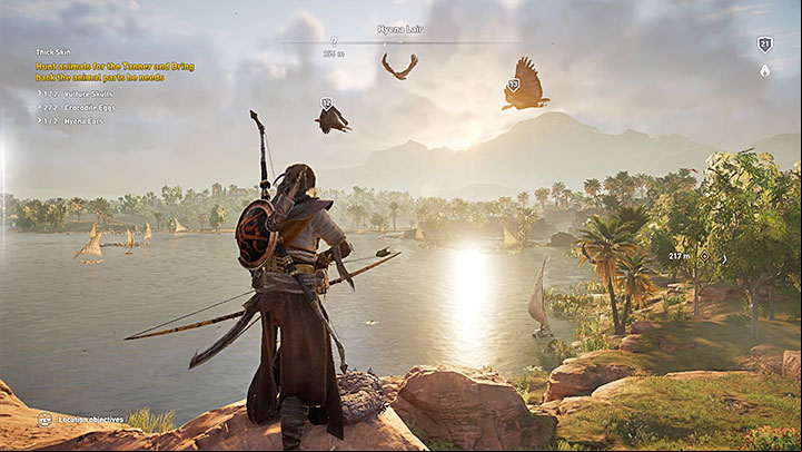 A grave diggers wife can give you a quest in which you must find her husband - Sap-Meh Nome side quests and quest map | Walkthrough - Side quests - Assassins Creed Origins Guide