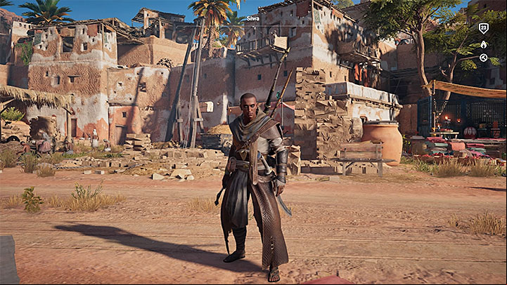Shaved Bayek (his default appearance after completing the prologue) - How to grow Bayeks hair back? - FAQ - Assassins Creed Origins Guide