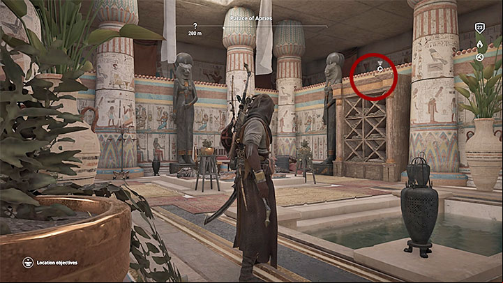 This papyrus is located in Palace of Apries in Memphis province - Papyrus Puzzle in Memphis - Papyruses - Assassins Creed Origins Guide