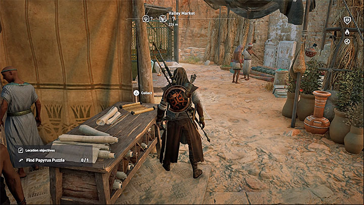 3 - Papyrus Puzzle in Faiyum - Papyruses - Assassins Creed Origins Guide