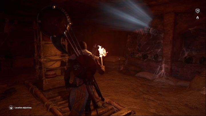 Move another mirror - Tombs in Isolated Desert Walkthrough - Tombs - Assassins Creed Origins Guide