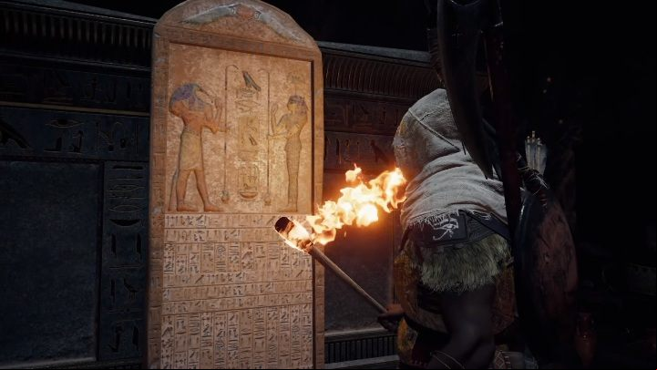 Jump over them and reach another room - Tombs in Giza Walkthrough - Tombs - Assassins Creed Origins Guide