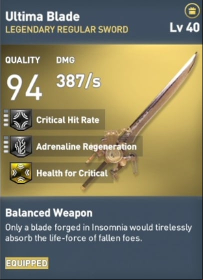 A legendary sword - Ultima Blade - Final Fantasy quests in Assassins Creed Origins - Walkthrough - Assassins Creed Origins Guide