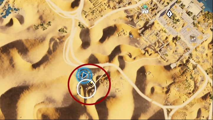 1 - Sapi-Res Nome and Khensu Nome side quests and quest map | Walkthrough - Side quests - Assassins Creed Origins Guide