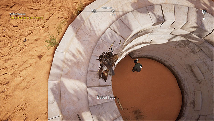 Bayek must check out workers - Sapi-Res Nome and Khensu Nome side quests and quest map | Walkthrough - Side quests - Assassins Creed Origins Guide