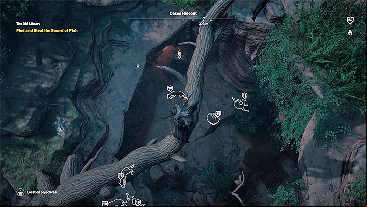 Read the papyrus and head to Nils east shore - to Ka-Khem Nome province - Sapi-Res Nome and Khensu Nome side quests and quest map | Walkthrough - Side quests - Assassins Creed Origins Guide
