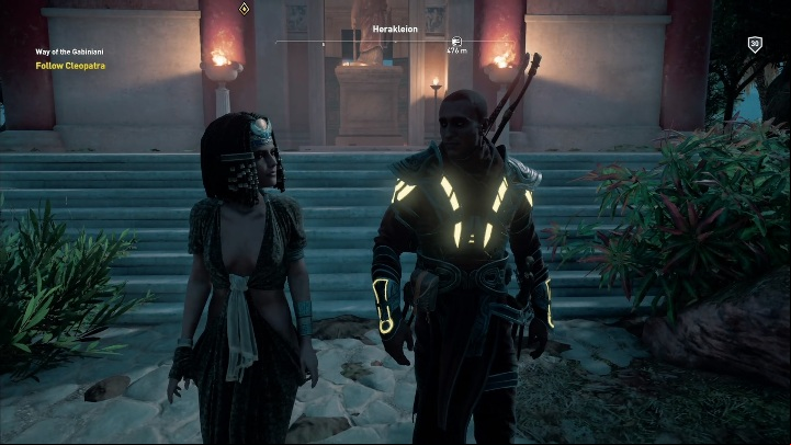 Speak with Cleopatra in her palace - Way of the Gabiniani | Main quests | Walkthrough - Main quests - Assassins Creed Origins Guide