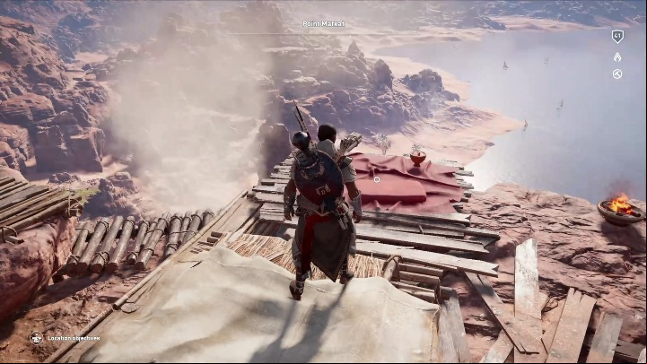 This Hermit spot can be found on the Point Mafkat mountain - How to get to Hermits in The Hidden Ones DLC? - Basic questions - Assassins Creed Origins Guide