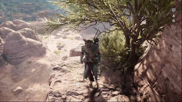 According to the info from the papyrus, the prize for solving the riddles is on a rock - Klysma Nome Papyruses in The Hidden Ones DLC - Papyruses DLC - Assassins Creed Origins Guide